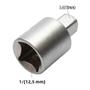 Adaptador de Catraca Universal 1/2", 1/4" e 3/8" - Chave Conversora com Extensão Imagem de Adaptador de Catraca Universal 1/2", 1/4" e 3/8" - Chave Conversora com Extensão