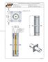 Imagem de Adaptador de Conversão BNC 50 Ohms Fêmea X Fêmea  Reto para Painel Base Quadrada 17,50mm - LA-4 - Gav 72 - KLC