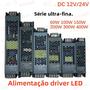 Imagem de Adaptador De Fonte De Alimentação De Tira LED Ultrafino 12V 24V 5A 12A Lâmpada De Driver 60W 100W