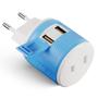 Imagem de Adaptador de Tomada de Viagem OREI U2U-9C - Tipo C com Dupla USB para Europa