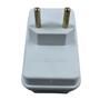 Imagem de Adaptador de Tomada T 2 Pinos 3 Saidas 10A/20A 250V Para Comodos com Poucas Tomadas Disponiveis