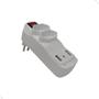 Imagem de Adaptador De Tomada  Usb Safeline SL6017 Padrão Benjamin Duplo 2 Saídas 2PT Com 2 Portas Usb 2.1A
