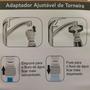 Imagem de Adaptador De Torneira Ajustável Prolongador Extensor Pia Cozinha Banheiro - Universal Vendas