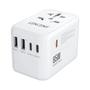 Imagem de Adaptador de Viagem 65W/100W com 2 USB e 3 Tipo C - Carregamento Rápido