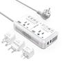 Imagem de Adaptador de viagem Conversor de tensão 220V a 110V 2000W com USB