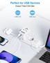 Imagem de Adaptador de Viagem Universal RMTBEEG - 3 Portas USB-C e 2 USB-A