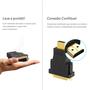 Imagem de Adaptador DVI HDMI conector Bi Direcional com contatos banhados para monitores CRT LED LCD digitais computadores desktop notebooks Laptop Projetor