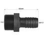 Imagem de Adaptador Espigão Com Rosca Externa 1" Para 3/4" Para Mangueira  Kaztec  Kit 02 Un