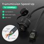 Imagem de Adaptador Ethernet EAZUSE para Starlink Gen 3/Mini com Extensor de Cabo