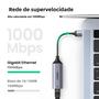 Imagem de Adaptador Ethernet USB 3.0 - Placa de Rede para PC, Windows 10, Xiaomi Mi Box, Nintendo Switch e mais