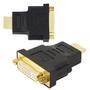 Imagem de Adaptador Hdmi Macho X Dvi-d Fêmea 24+5 Conectores Banhados - LELONG