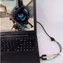 Imagem de Adaptador Headset Fone Microfone  Celular Notebook P2