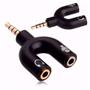 Imagem de Adaptador Headset Fone Microfone  Celular Notebook P2