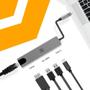Imagem de Adaptador Hub 5 em 1 Rede / HDMI para Tipo C - Gshield