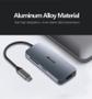 Imagem de Adaptador Hub 7 Em 1 Com Usb 3.0 5 Gbps Usb-c Hdmi Cartão Sd Micro Notebook Tablet Smartphone