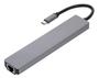 Imagem de Adaptador Hub Rede 2usb-c Hdmi