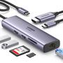 Imagem de Adaptador Hub Usb C 7 Em 1 Multifuncional Thunderbolt 3/4
