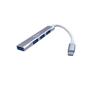 Imagem de Adaptador Hub USB OTG Type-c com 4 portas USB-A 3.0