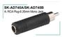 Imagem de Adaptador Jack P10 Mono X Rca Macho Ad754a Skypix