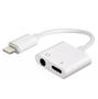 Imagem de Adaptador Lightning Femea Fone P2 3,5Mm Ios Carregamento - JS TECHNOLOGY