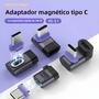 Imagem de Adaptador Magnético USB-C 90 Graus - 240W PD30 - Extensor Tipo C