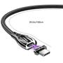 Imagem de Adaptador Magnético USB-C com Suporte PD 60W - Carga Rápida para Celulares, Laptops e Tablets