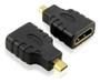 Imagem de Adaptador Micro Hdmi Macho Para Hdmi Femea