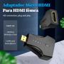 Imagem de Adaptador Micro Hdmi P/ Hdmi Fêmea Câmera Filmadora Projetor