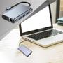 Imagem de Adaptador Multi-Hub Tipo C 7 em 1 - HDMI, PD, VGA, RJ45, USB 3.0 e 2x USB 2.0