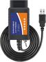 Imagem de Adaptador OBD2 OBDMONSTER ELM327 - USB para Windows com MS CAN/HS CAN