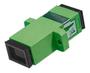 Imagem de Adaptador optico sc/apc-sc/apc simplex sm verde s/flange fibracem
