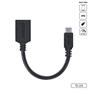 Imagem de Adaptador Otg Micro Usb Para Usb 2.0 15cm Preto Conexão Com Celulares Smartphones Tablets - Pamup-15