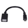 Imagem de Adaptador Otg Micro Usb Para Usb 2.0 15Cm Preto