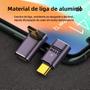 Imagem de Adaptador OTG Tipo C 5A De Carregamento Rápido USB4.0 40Gbps 8K 60Hz 90 Conversor De Dados De