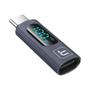 Imagem de Adaptador OTG USB Tipo C com Display Digital - Carregamento Rápido 100W