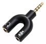 Imagem de Adaptador P3 (P2 Combo) P/ Fone Microfone Headset - Lelong