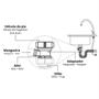 Imagem de Adaptador Para Máquina Lavar Para Sifão - Astra