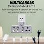 Imagem de Adaptador Para Tomada Benjamin 4 Em 1 Com Sem Fio (Bm-8703A)
