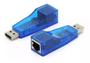 Imagem de Adaptador Placa Rede Lan Wireless Externa Usb 2.0 Azul Rj45