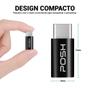 Imagem de Adaptador Posher Micro USB para USB C em ABS para cabo USB Preto