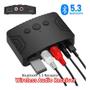 Imagem de adaptador receptor audio bluetooth 5.3 u-disk 3.5mm rca usb