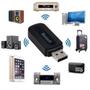 Imagem de Adaptador Receptor Bluetooth Usb Para Caixa De Som Doméstico Pc Notbook Carro Automotivo - dongle