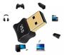 Imagem de Adaptador Receptor Transmissor Sem Fio USB Bluetooth 5.0 Plug And Play Para Notebook Pc Desktop Mouse Teclado