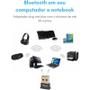 Imagem de Adaptador Receptor Transmissor Sem Fio USB Bluetooth 5.0 Plug And Play Para Notebook Pc Desktop Mouse Teclado