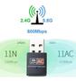 Imagem de Adaptador Receptor Wi-fi Usb 5ghz Dual Band WX-18