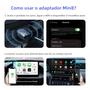 Imagem de Adaptador Sem Fio CarPlay e Android Auto - Mini Box Bluetooth com Conexão Rápida Plug and Play