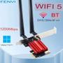 Imagem de Adaptador Sem Fio Fengvi-Wifi 5 PCI-E AC1200 Banda Dupla 2.4G/5GHz Conectividade Rápida
