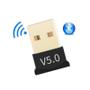 Imagem de Adaptador Sem Fio Usb Bluetooth 5.0 Receptor Transmissor Pc