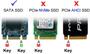 Imagem de Adaptador SSD M2 SATA NGFF e mSATA Para SATA 3 Case 2.5" PC Notebook