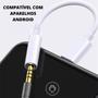 Imagem de Adaptador Tipo-C Para P2 Fone de Ouvido Universal Para Todos os Modelos Celular Smartphone Com Chip DAC Integrado
